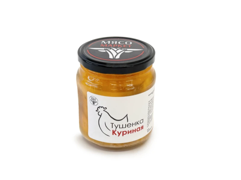 ТУШЕНКА МЯСО МАРКЕТ КУРИНАЯ С/Б 450ГР СП
